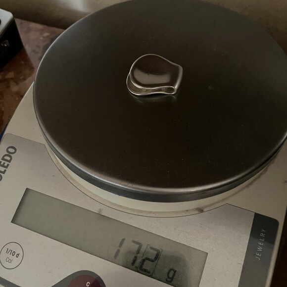 Vintage Tiffany & Co 925 Silver Peretti Thumb Print Money Clip - Picture 2 of 8